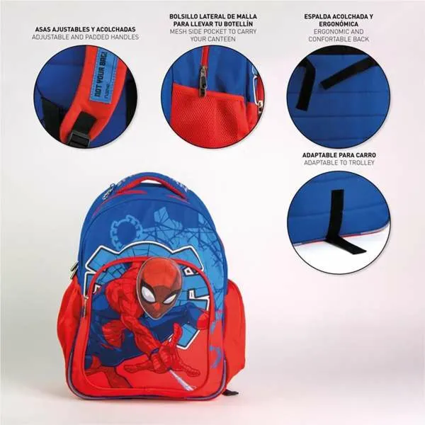 Kooliseljakott Spider-Man Sinine
