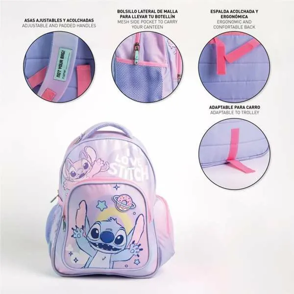 Школьный рюкзак Stitch Лиловый