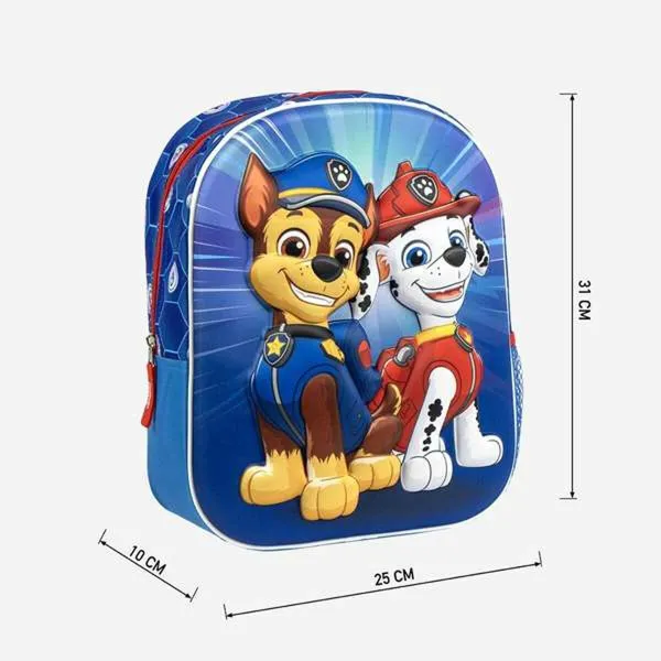 Mokyklinis krepšys The Paw Patrol Mėlyna 25,0 x 31,0 x 10,0 cm