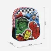 3D mokyklinis krepšys The Avengers Juoda 25,0 x 31,0 x 10,0 cm