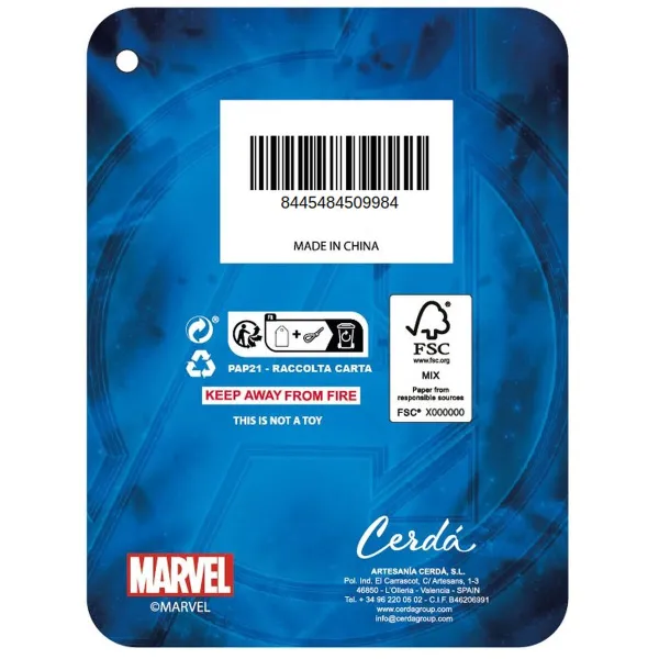 Школьный рюкзак 3D The Avengers Чёрный 25,0 x 31,0 x 10,0 cm