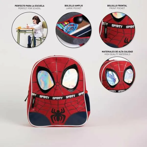 Mokyklinis krepšys Spidey Raudona