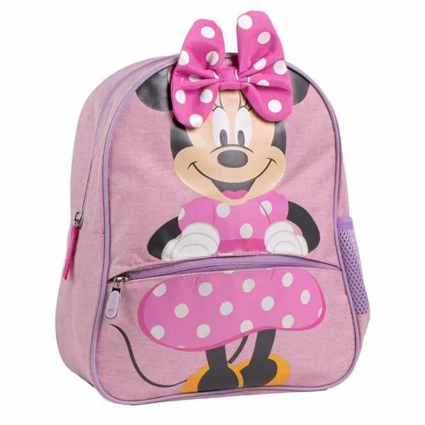 Mokyklinis krepšys Minnie Mouse Rožinė