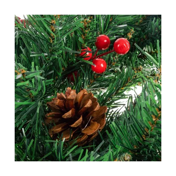 Christmas Wreath for Door Decorative Ornament Ornament 60cm Dense XXL