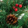 Christmas Wreath for Door Decorative Ornament Ornament 60cm Dense XXL