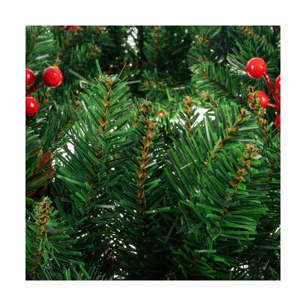 Kalėdinis papuošimas durų vainikas Dekoratyvinis dekoratyvinis ornamentas 60 cm storis XXL