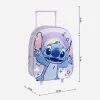 Школьный рюкзак 3D с колесиками Stitch Лиловый 25,0 x 31,0 x 10,0 cm