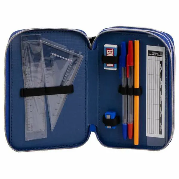 Pencil Case The Avengers Black 12,5 x 6,5 x 19,5 cm