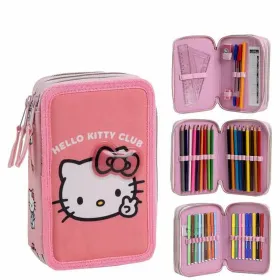 Пенал Hello Kitty Розовый 12,5 x 6,5 x 19,5 cm