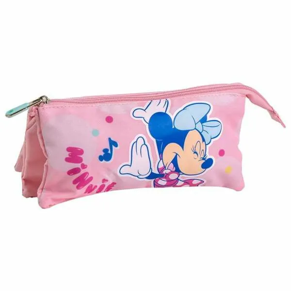 Triple Carry-all Minnie Mouse Pink 2,2 x 1,1 x 22,5 cm