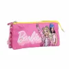 Trīsvietīgs futrālis Barbie Fuksija 2,2 x 1,1 x 22,5 cm