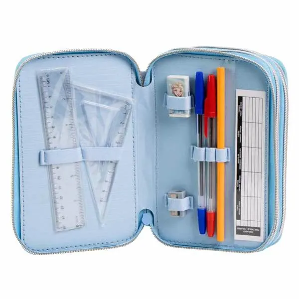 Pencil Case Frozen Dark blue 12,5 x 6,5 x 19,5 cm