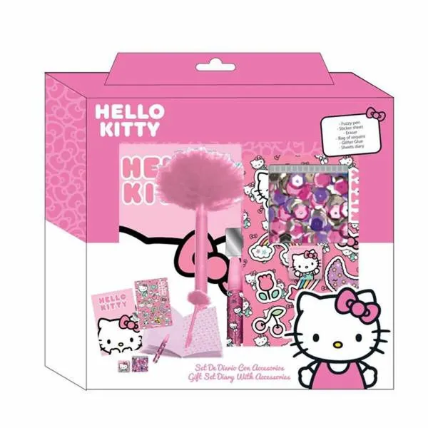 Kancelejas Komplekts Hello Kitty Daudzkrāsains