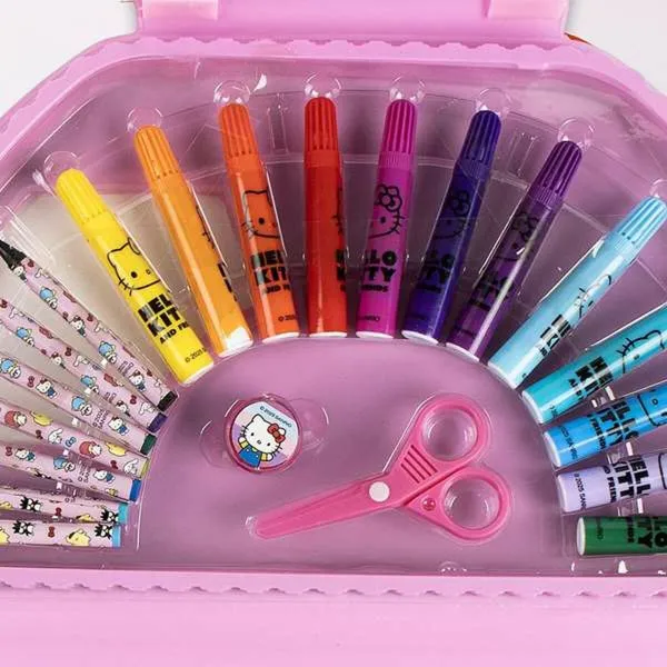Kontoritarvete Komplekt Hello Kitty Roosa