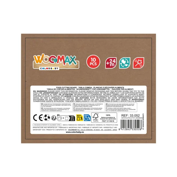 Деревянная игра Colorbaby Деревянный 22 x 25 x 15 cm