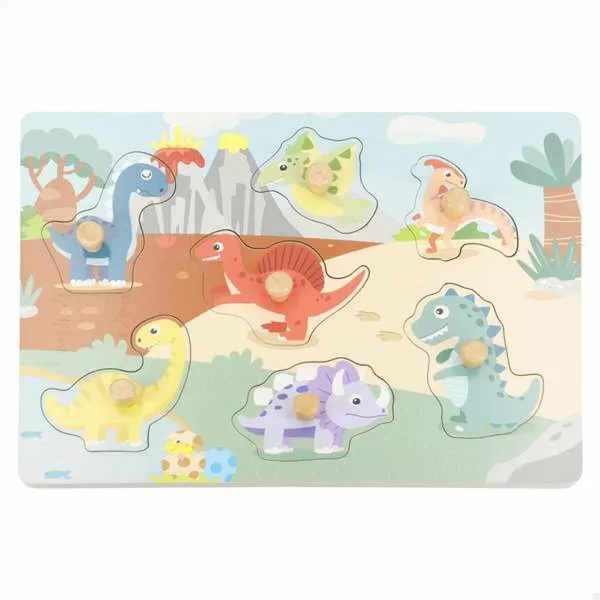Puzle un domino komplekts Colorbaby Dinozauri