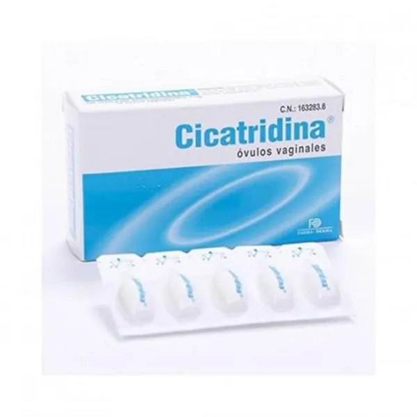 Cicatridina 5 Mg 10 Ovules Vaginal