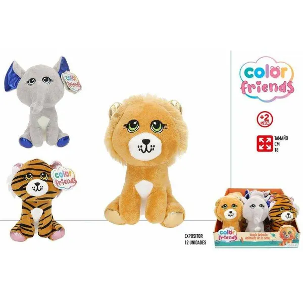 Плюшевый Colorbaby Animals 18 cm 1 штук