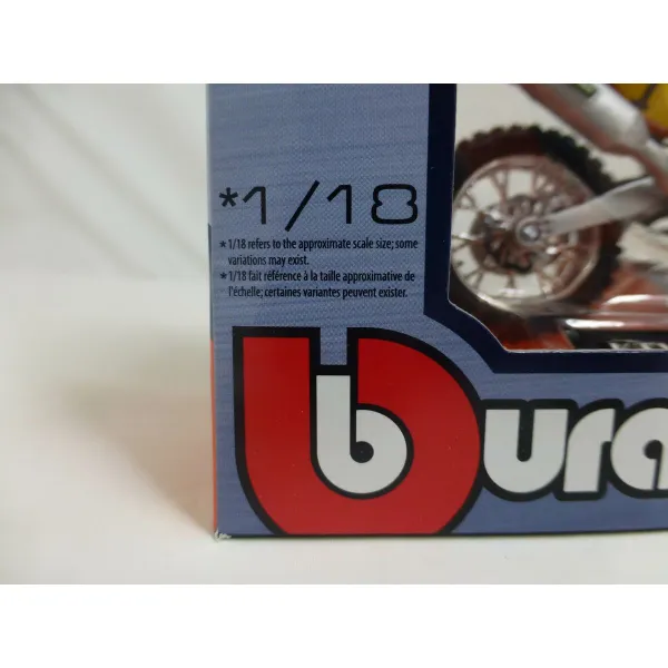 Motorcycle Bburago Wrb Ktm Cross 1:18