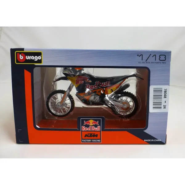 Moottoripyörä Bburago Wrb Ktm Cross 1:18