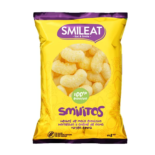 Smileat Smilitos Snacks De Maiz Ecologicos 38g