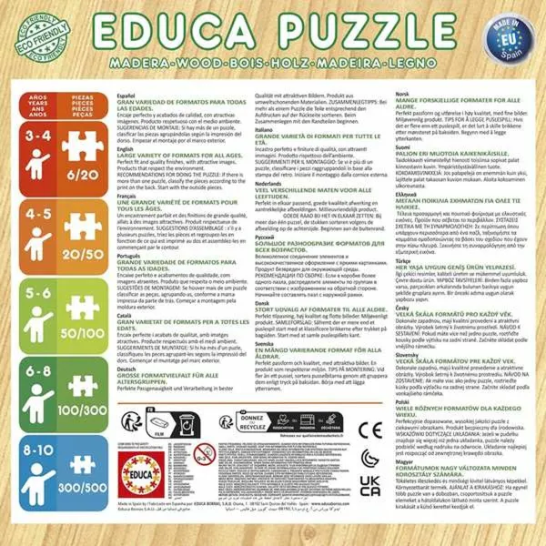 Puzle un domino komplekts Educa