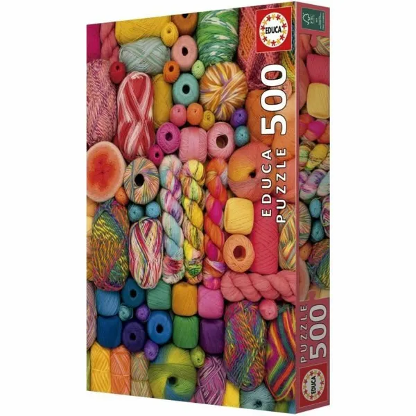 Puzle un domino komplekts Educa Threads 500 Daudzums