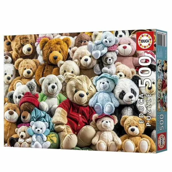 Puzle un domino komplekts Educa Teddy Bears 500 Daudzums