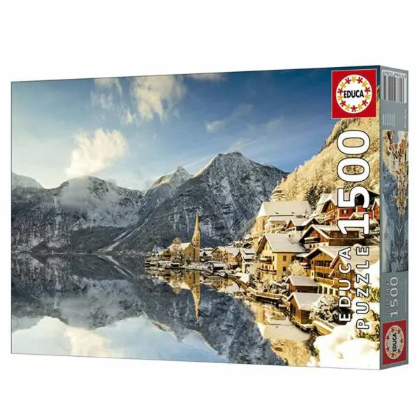 Palapeli Educa Winter in Hallstatt, Austria 1500 Kappaletta