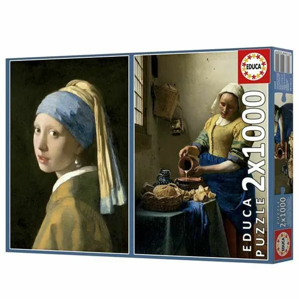 Dėlionė Educa Vermeer 1000 Dalys (2 vnt.)