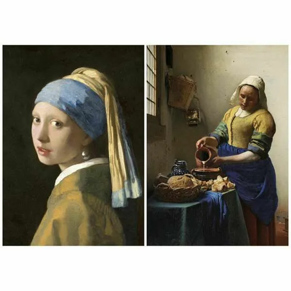 Palapeli Educa Vermeer 1000 Kappaletta (2 osaa)