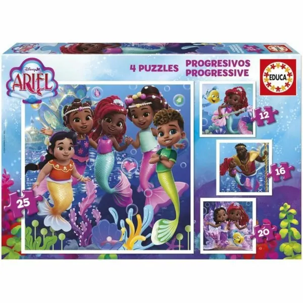 4 galvosūkių rinkinys Educa Ariel