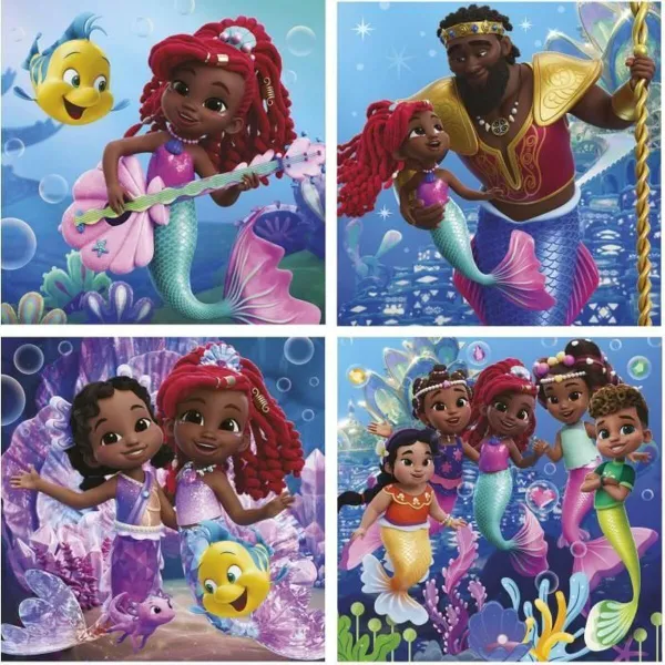 4 galvosūkių rinkinys Educa Ariel