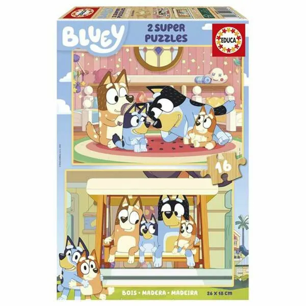 2 Pužļu Komplekts Educa Bluey (2 gb.)