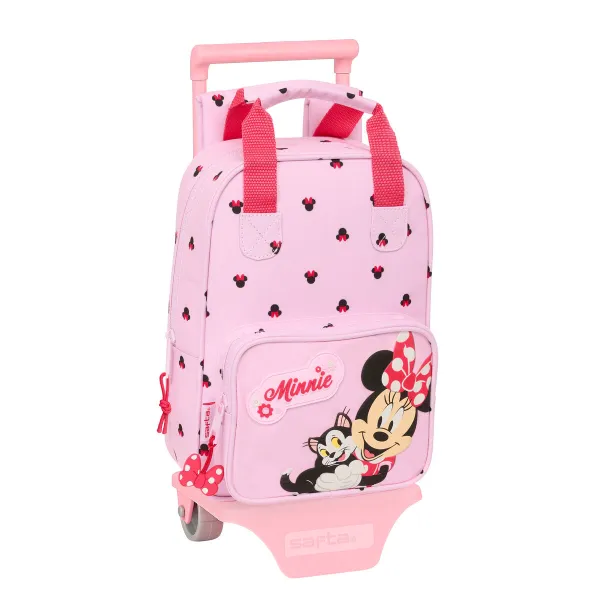 Школьный рюкзак с колесиками Minnie Mouse 20 x 28 x 8 cm