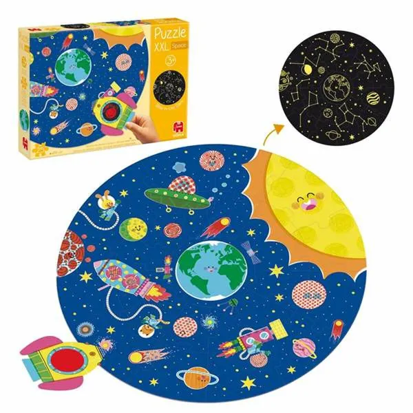 Puzle un domino komplekts Goula XXL Space 25 Daudzums