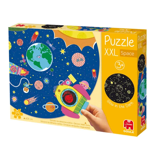 Puzle un domino komplekts Goula XXL Space 25 Daudzums