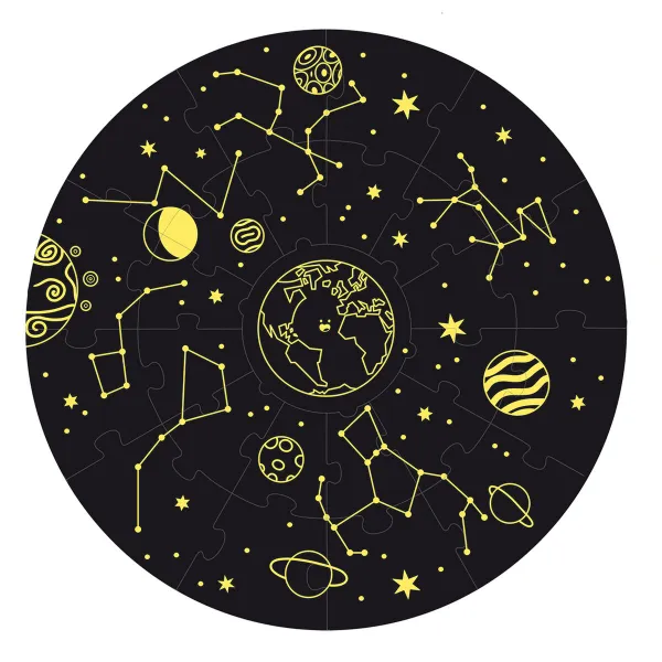 Puzle un domino komplekts Goula XXL Space 25 Daudzums
