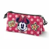 Kolmilokeroinen laukku Minnie Mouse Pinkki 23 x 8 x 11 cm