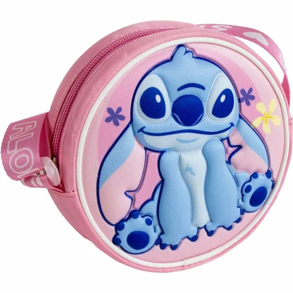 Shoulder Bag Stitch Pink 13 x 13 x 4 cm