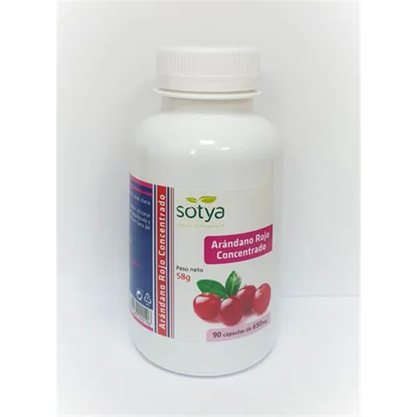 Sotya Arandano Rojo 90 Cap De 650 Mg