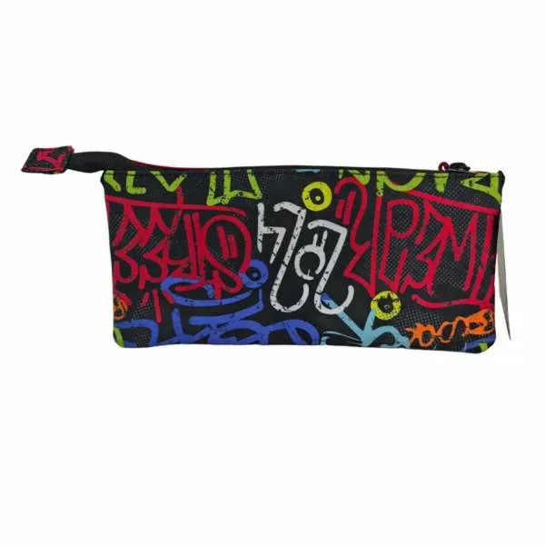 Triple Carry-all Toybags Grafitti 11 x 23 x 5 cm