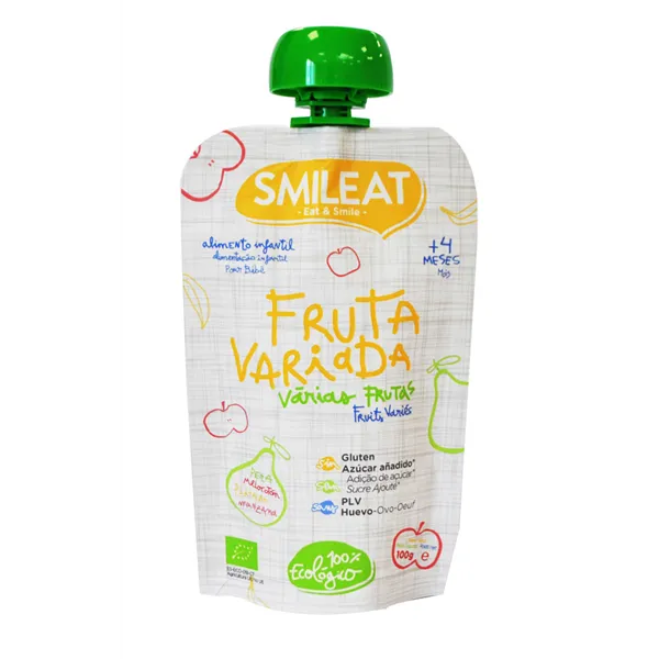 Smileat Pouch Fresa Platano 100g