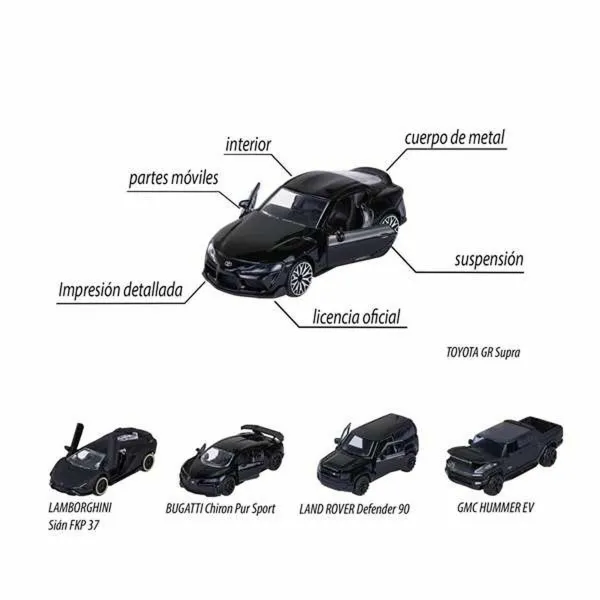 Набор 5 машинок Smoby Серый