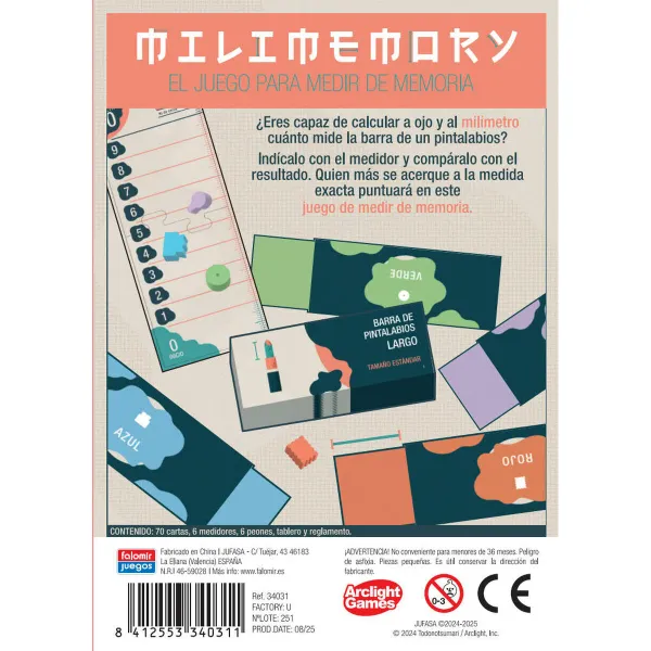 Edukacinis žaidimas Falomir Millimemory