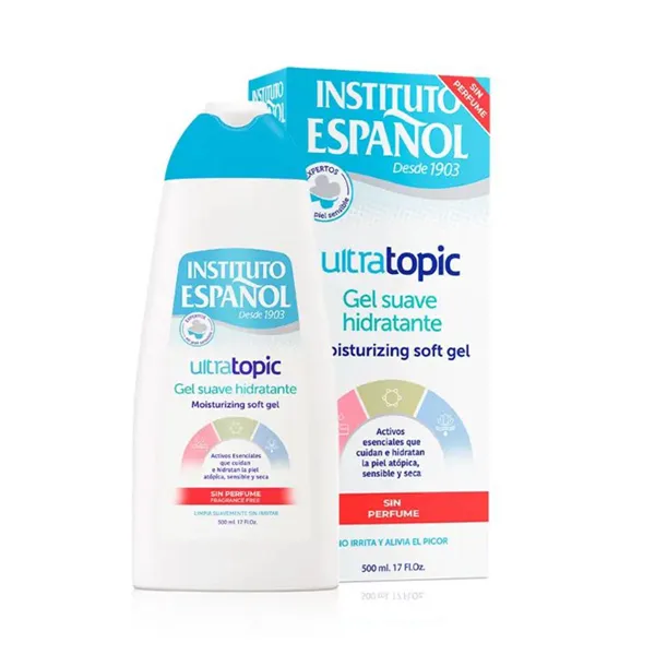 Instituto Español Ultratopic Gel Hidratante Suave Sin Perfume 500ml