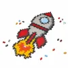 Puzle un domino komplekts Lúdilo Plus Plus Rocket 500 Daudzums