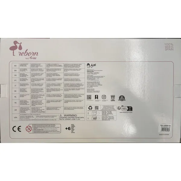 Atgimusios lėlės Arias Lucía 45 cm