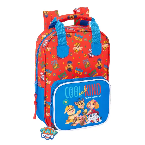 Laste seljakott The Paw Patrol Cool Sinine Punane 20 x 28 x 8 cm