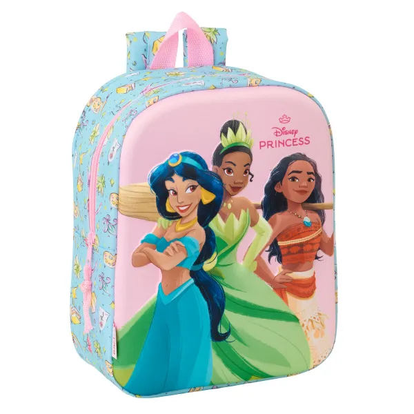 Детский рюкзак Frozen Розовый Небесный синий 22 x 27 x 10 cm 3D